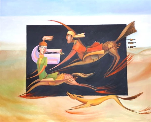 Kazakistanlı yedi sanatçıdan Kıbrıs Modern Sanat Müzesi'nde karma sergi