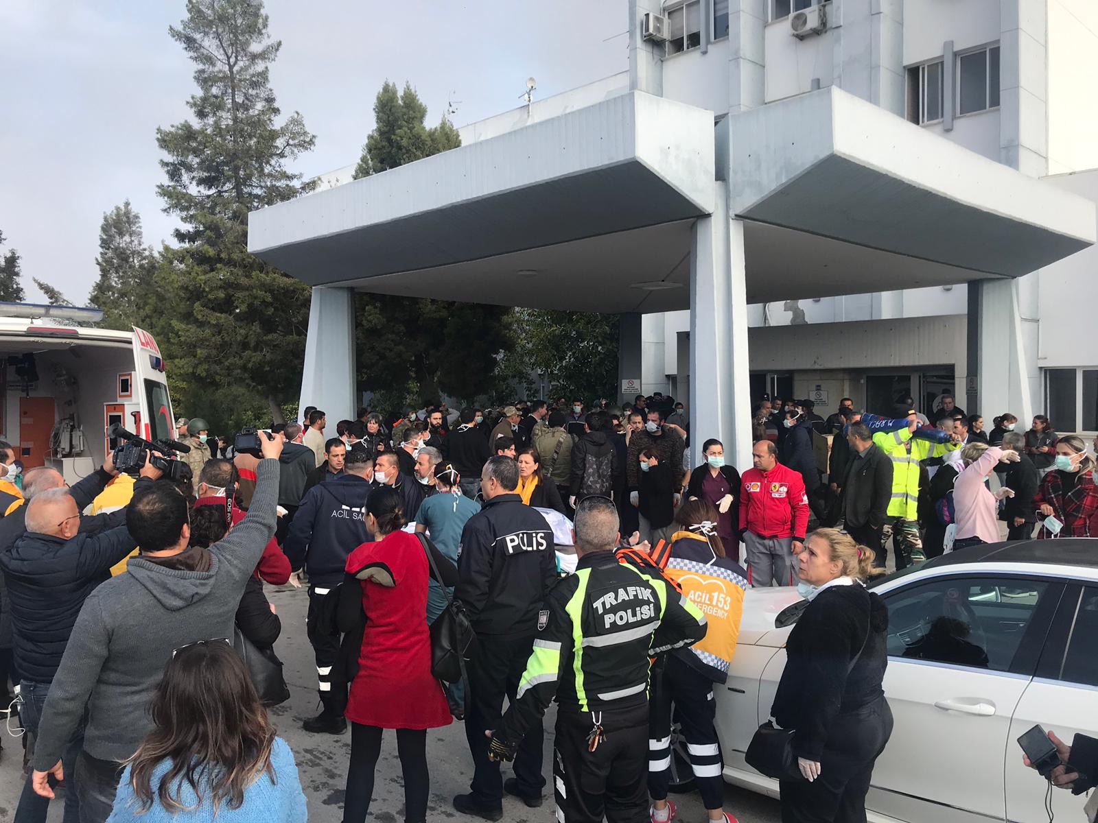 Bir hasta tahliye edildiği Yakın Doğu Hastanesinde yaşamını yitirdi