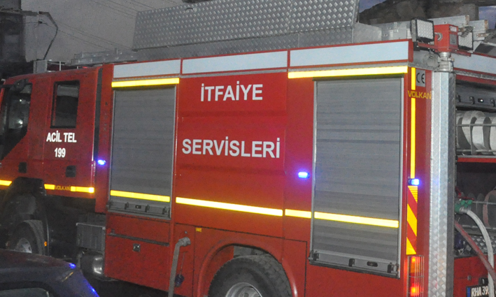 Güneşköy'de yangın
