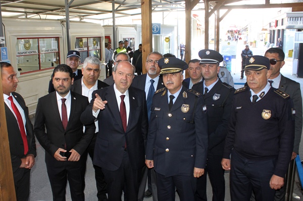 Başbakan Tatar Metehan ve Lokmacı kapısında incelemelerde bulundu