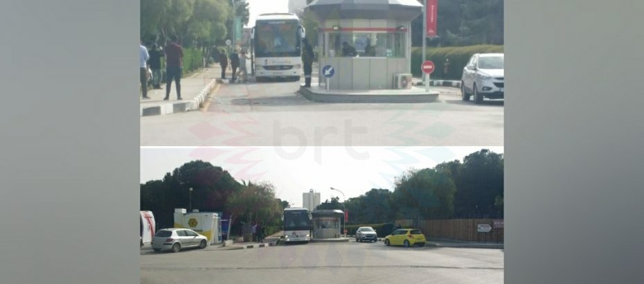 Salamis Otel'de karantina süreleri tamamlanan Alman turistler ülkelerine dönüyor