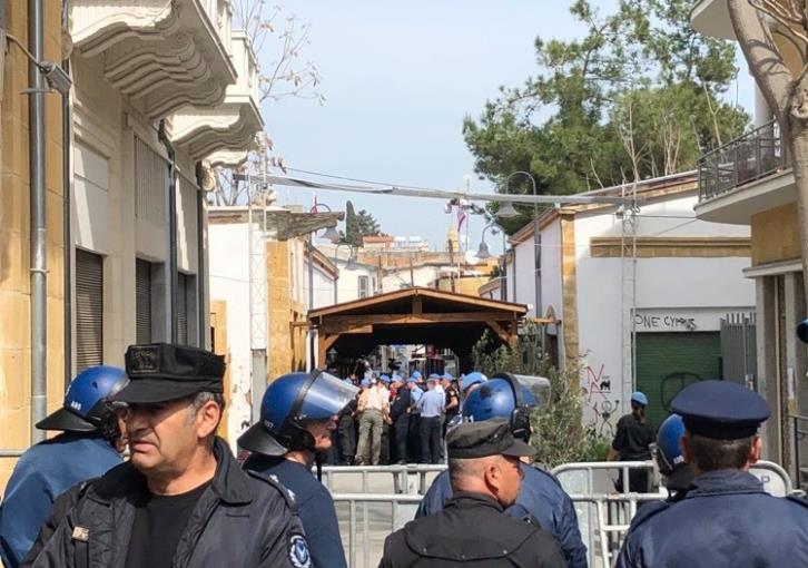 BM ve KKTC polisi arasında gerilim