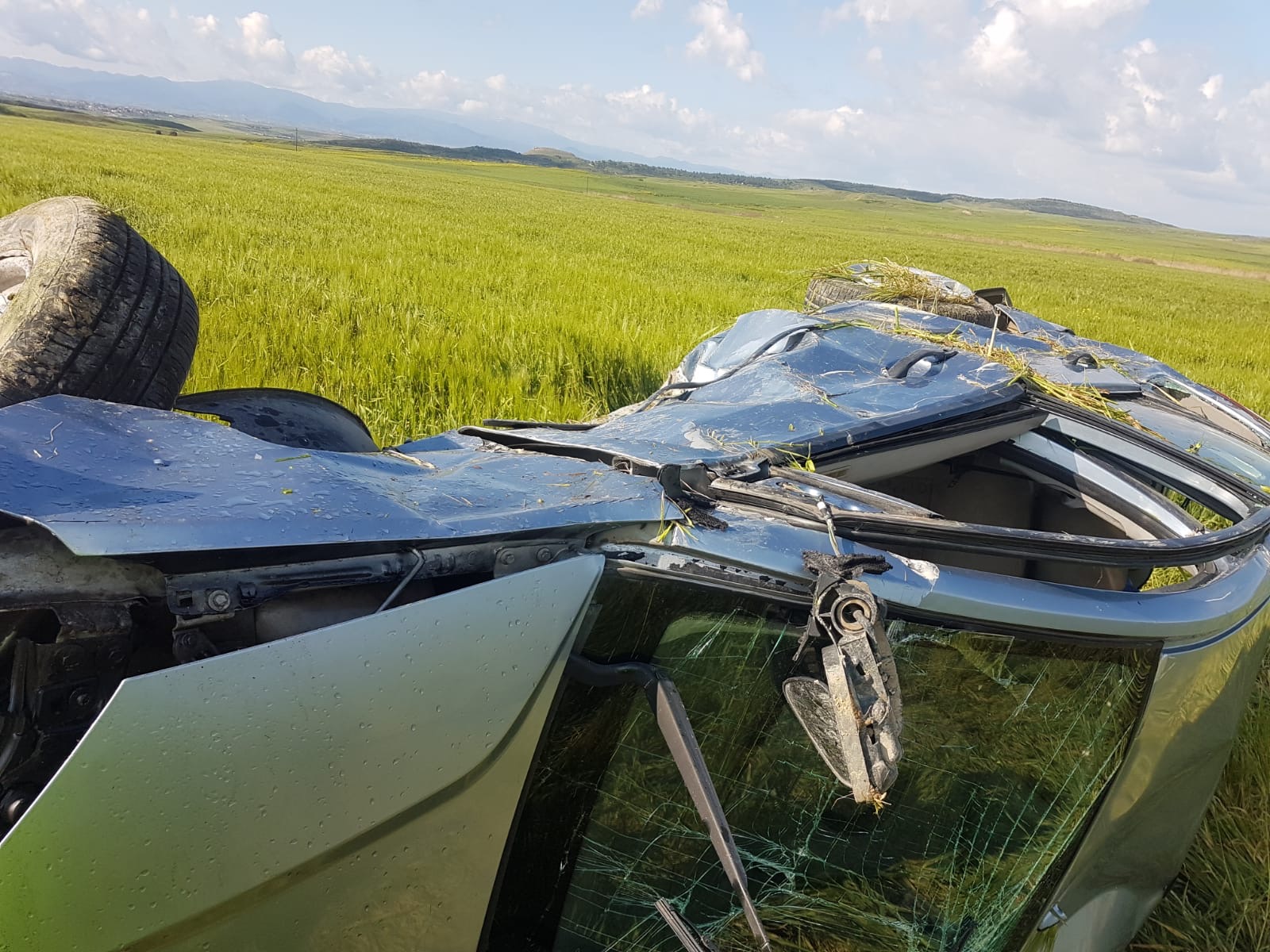 Lefkoşa-Güzelyurt yolunda kaza!