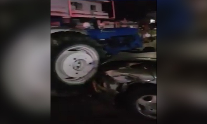 Saat 23:35... 242 promil alkollü sürücü kaza yaptı