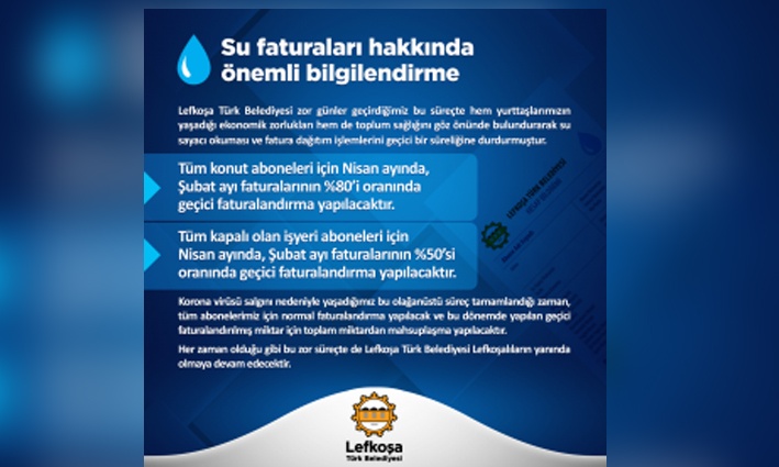 LTB su faturalarına yeni düzenleme getirdi