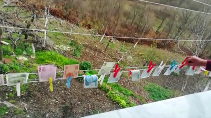 Korona virüse karşı maaşını kaynar suda yıkadı