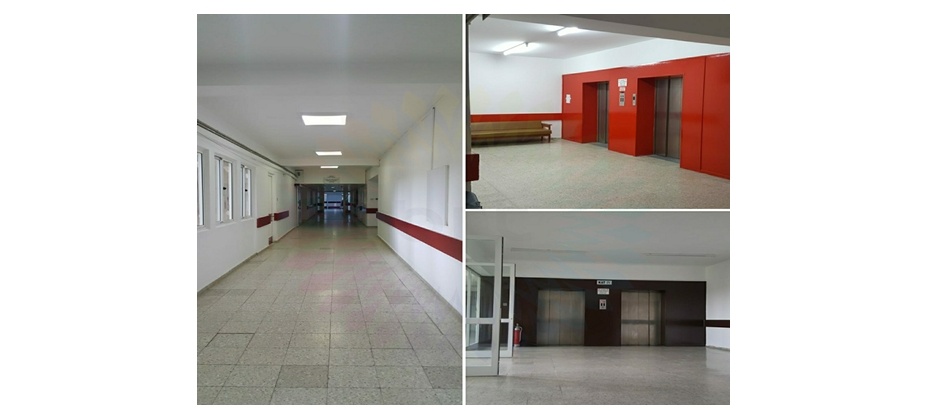 Nalbantoğlu Devlet Hastanesi'nde hasar gören bölümlerin bir kısmı yenilendi