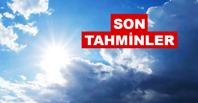 Hava serinliyor, yağmur geliyor
