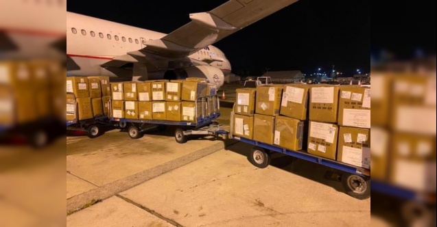 Çin’den Güney Kıbrıs’a 24 ton tıbbi malzeme daha