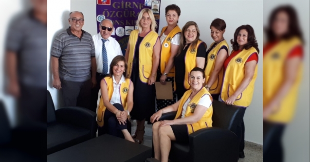 Girne Özgürada Lions Kulübü, Görmezler Derneği’ne bağış yaptı