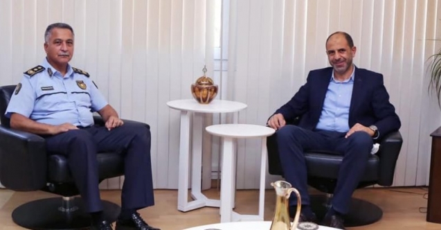 Özersay, Polis Genel Müdüru Manavoğlu’nu kabul etti