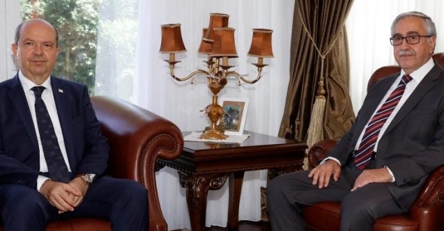 Tatar, Akıncı ile görüşüyor. İkinci kez kabine sunuldu