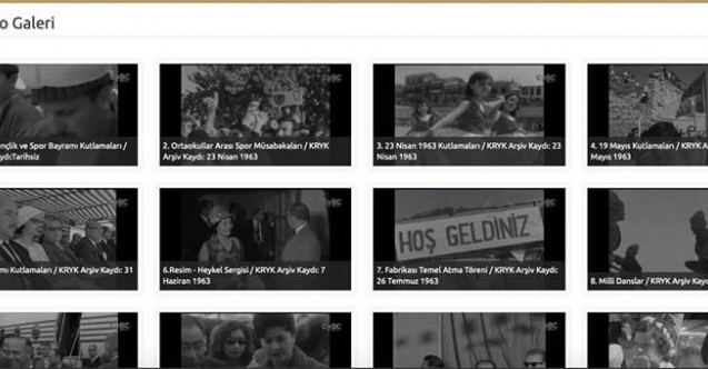 Yıllardır erişilemeyen görsel arşiv erişime açıldı