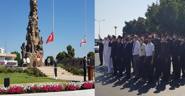 1 Ağustos Toplumsal Direniş Bayramı Gazimağusa’da törenle kutlandı