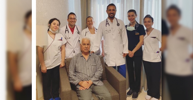 Eroğlu'ndan anjiyo sonrası ilk fotoğraf