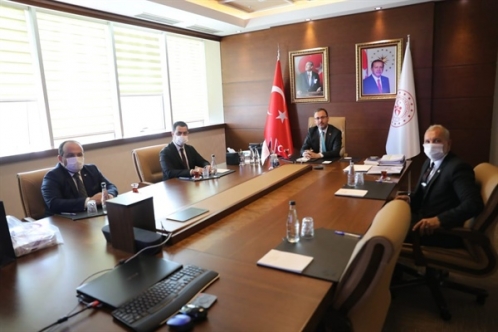 GAÜ Kurucu Rektörü Akpınar Ankara’da temaslarda bulundu