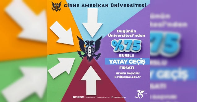 GAÜ’den %75 burslu yatay geçiş