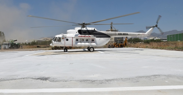 Helikopter sanayi bölgesinde, personel karantinada