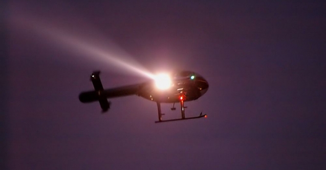 Lefkoşa’da helikopter paniği