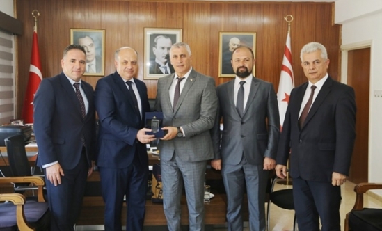 Maliye Bakanı Amcaoğlu, GAÜ heyetini kabul etti