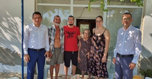 Oğuz, sütünü döken üreticiyi ziyaret etti