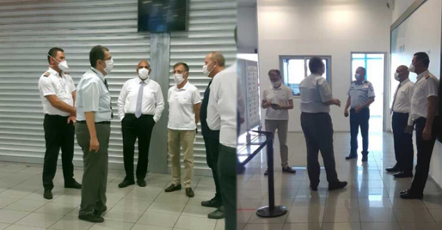 Bakanlar Kurulu sonrası Ercan’da inceleme