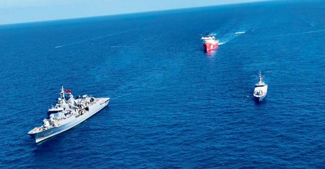 Yavuz, Oruç Reis ve Barbaros bölgede faaliyetlerini sürdürüyor