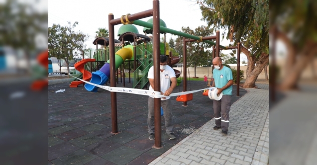 İskele Halk Plajı’ndaki lunapark da dâhil tüm parklar ve piknik alanları kapatıldı