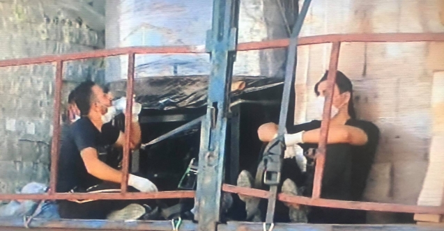 Lefkoşa'da TIR içinden mülteciler çıktı