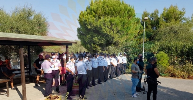 Salamis kamp alanında gerginlik