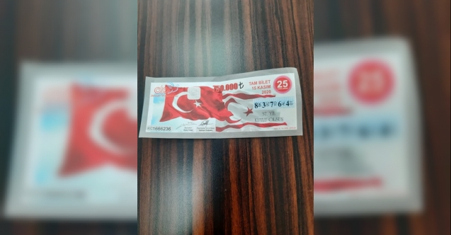 750 bin TL’lik büyük ikramiye talihlisine teslim edildi