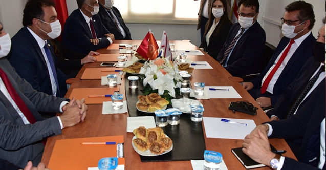CTP Heyeti, UBP Genel Merkezi’nde