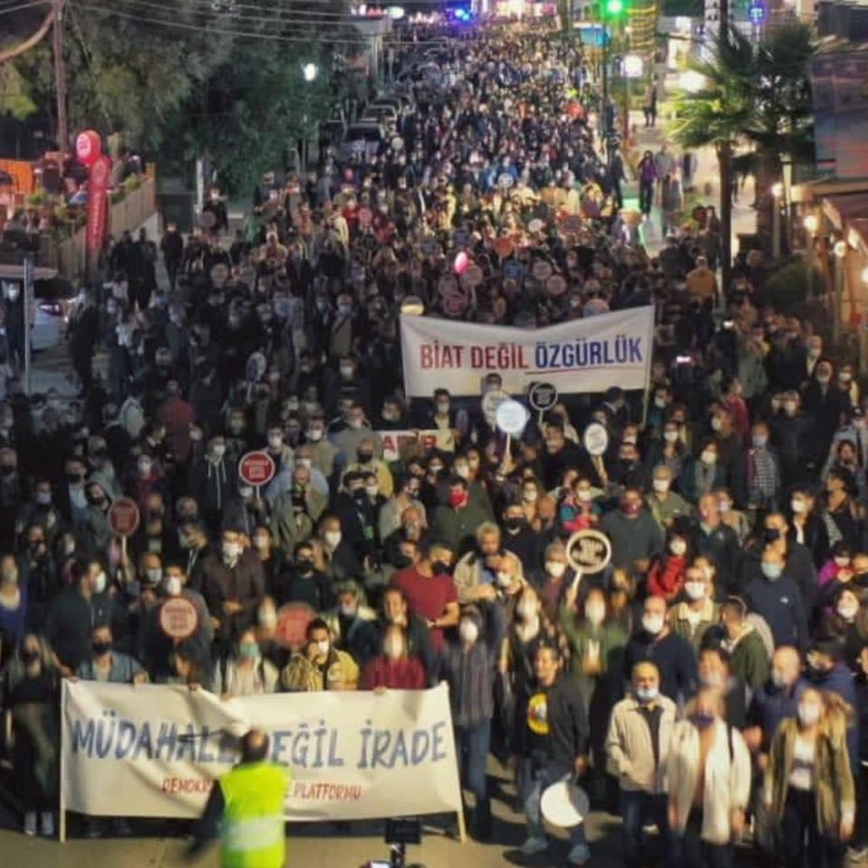 Demokrasi ve İrade yürüyüşü için 36 bin TL harcanmış