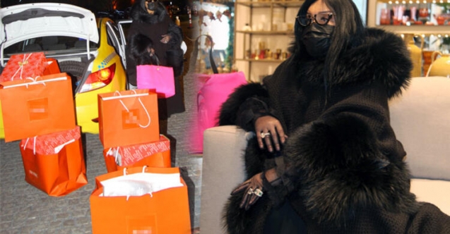 Diva’nın alışverişi taksiye sığmadı! 100 bin TL'lik alışveriş