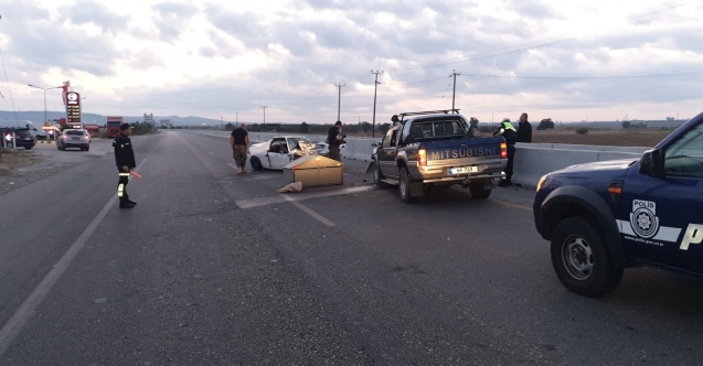 Güzelyurt-Mevlevi yolunda kaza: 1 ölü, 4 yaralı