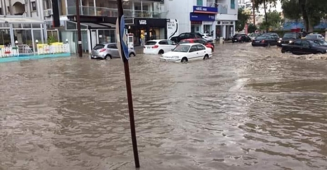 Sağanak yağış, Mağusa'yı olumsuz etkiledi