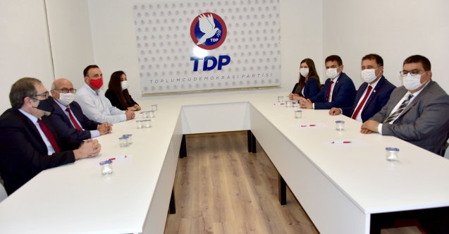TDP ziyaretinde müdahale polemiği