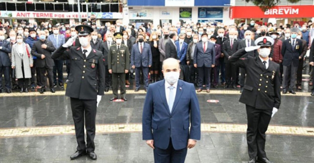 Tepki çeken 10 Kasım töreni