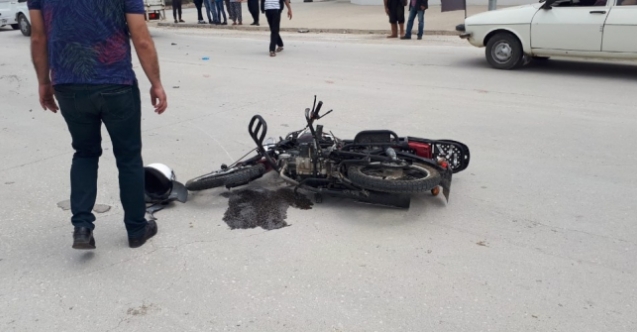 65 Yaşındaki Motosiklet Sürücüsü Ağır Yaralandı