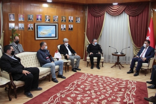 BAŞBAKAN ERSAN SANER, TEDARİKÇİLER BİRLİĞİ’Nİ KABUL ETTİ