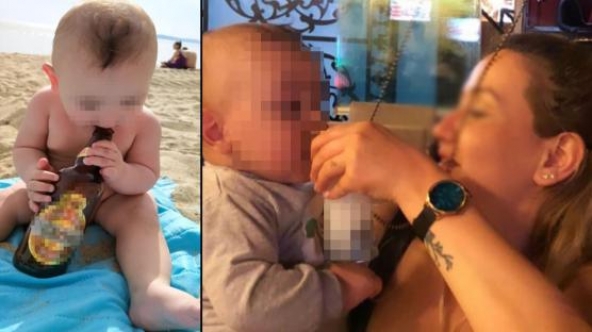 Bu nasıl anne? Sigara verdi, alkol içirdi