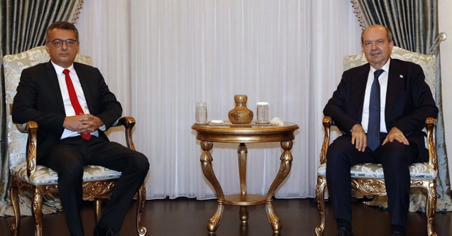 Cumhurbaşkanı Tatar, Erhürman ile görüşüyor