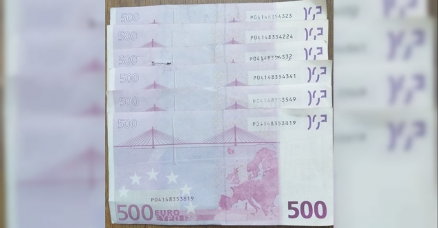 POLİS, SAHTE 500 EURO’LUK BANKNOT UYARISINDA BULUNDU