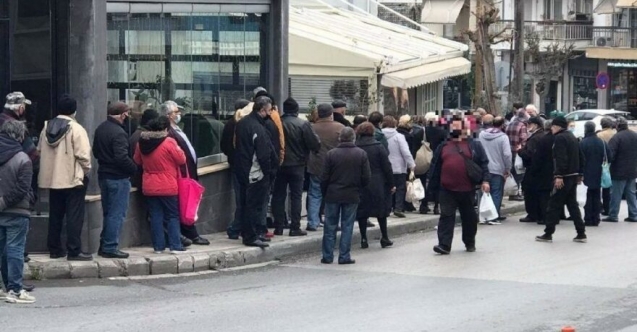 Yunanistan'da şaşırtan görüntü