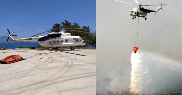 KKTC'ye yangın helikopteri konuşlanıyor