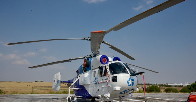Yangın helikopteri KKTC’de