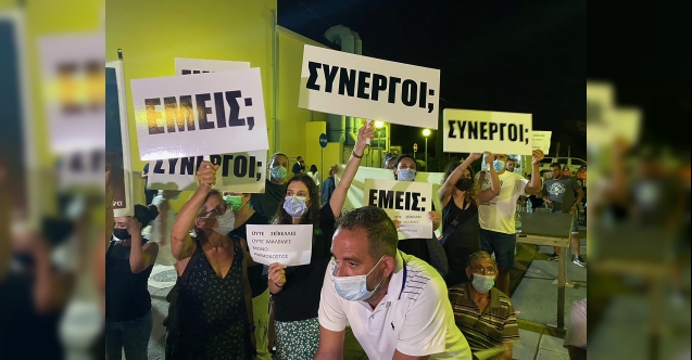 Anastasiadis’e protesto şoku