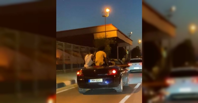 Tehlikeli yolculuğu polis affetmedi