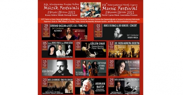 Festivalde 11 konser yer alacak