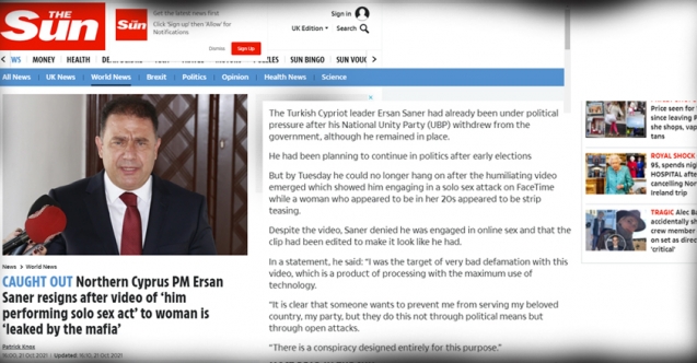 Dünyada gündem oldu! Saner’in video skandalı İngiliz basınında